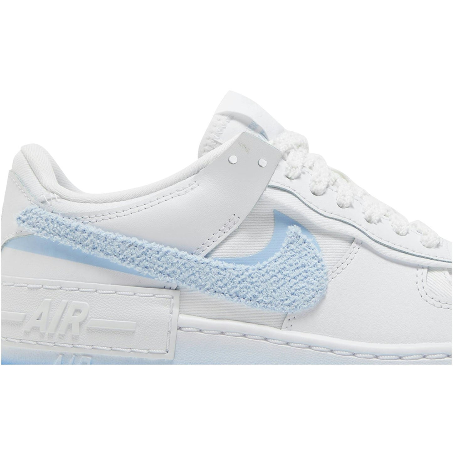 ( Women ) Nike Air Force 1 Shadow 'Chenille Swoosh – Blue Tint' FJ4567-100
