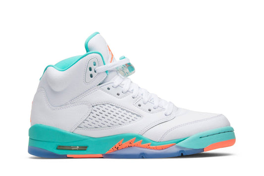 ( Grade School ) Air Jordan 5 Retro 'Light Aqua' 440892-100