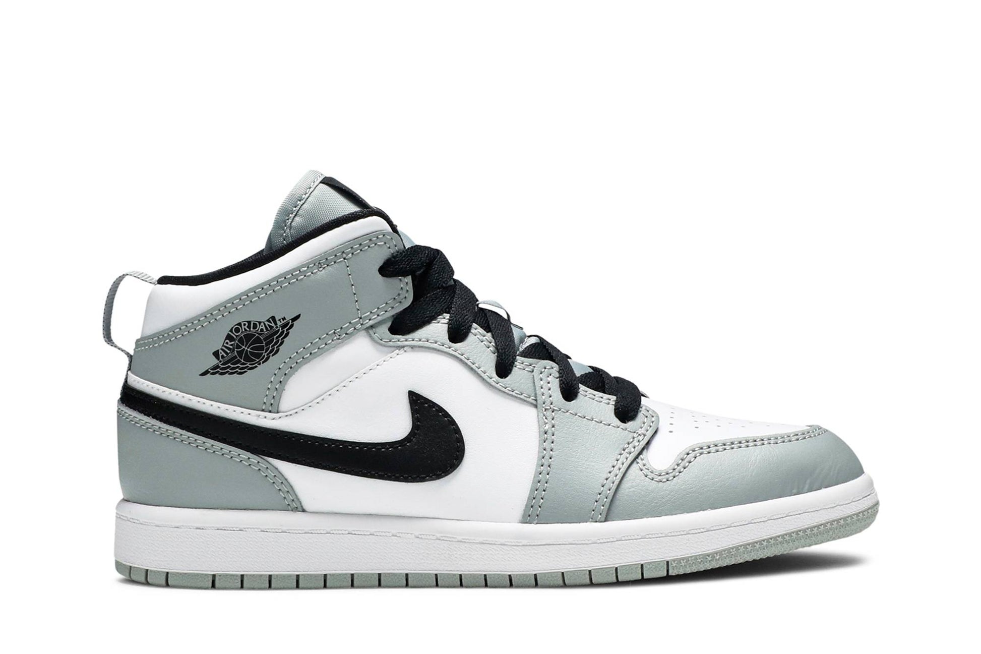 ( Preschool ) Air Jordan 1 Mid Light Smoke Grey 640734-092