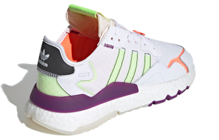 Adidas Originals Nite Jogger White Green Purple FX3813
