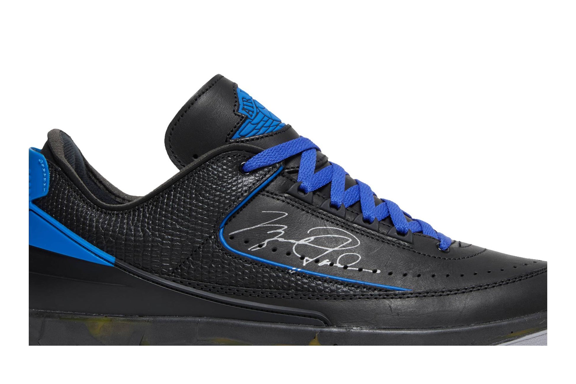 Off-White X Air Jordan 2 Retro Low SP 'Black Royal' DJ4375-004