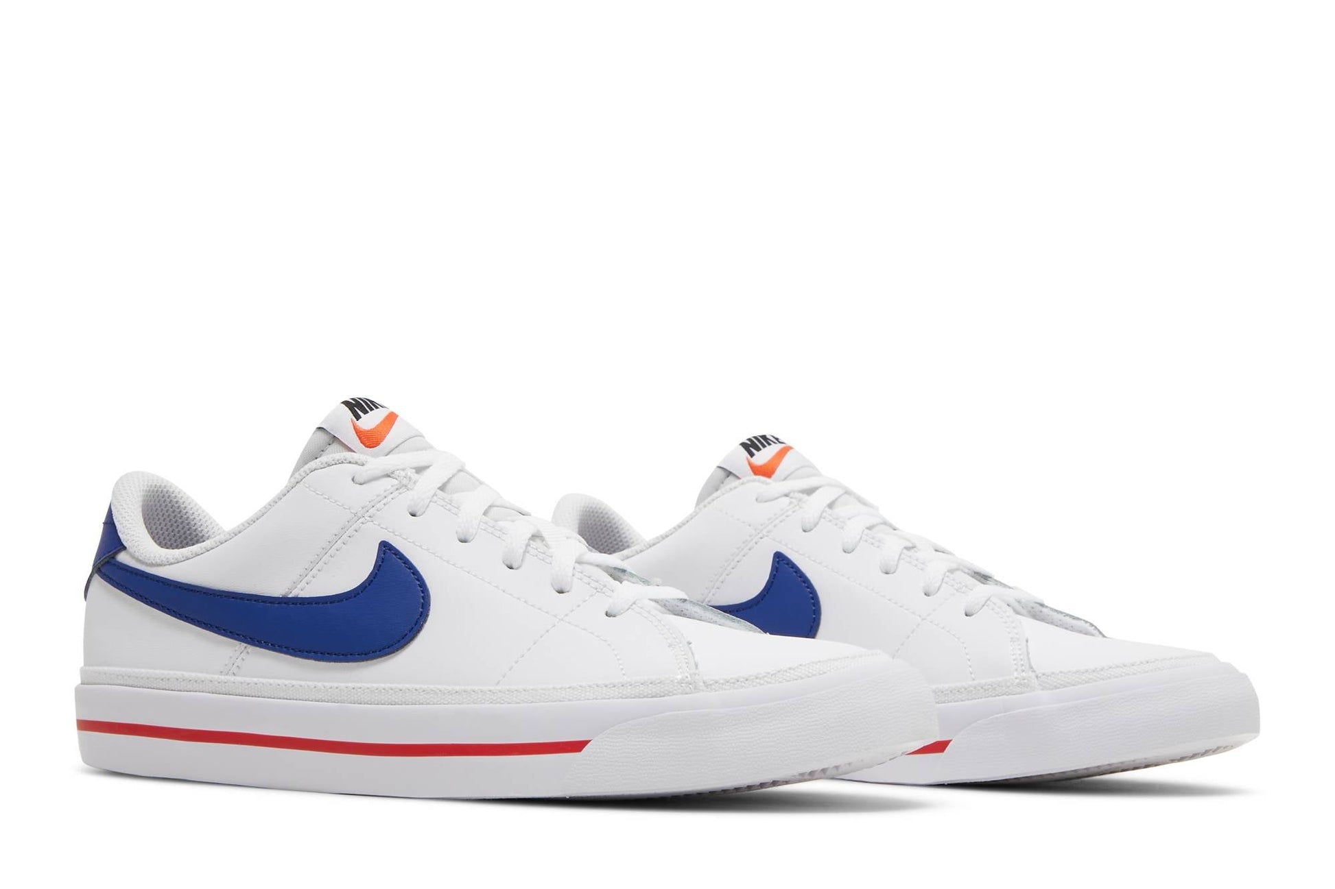 ( Youth ) Nike Court Legacy White Deep Royal Blue Red DA5380-107