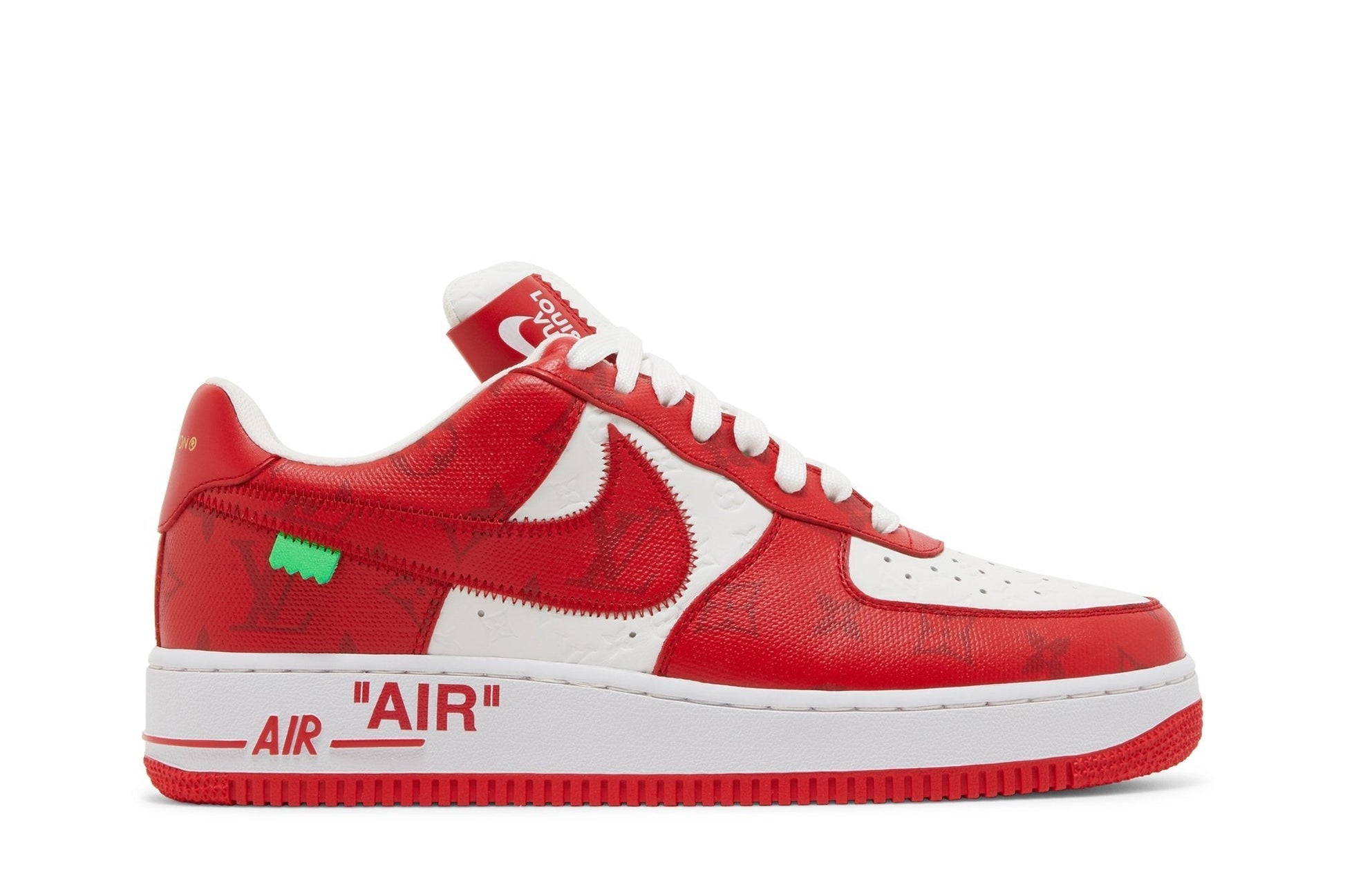 Nike Air Force 1 Low X Louis Vuitton By Virgil Abloh White Red
