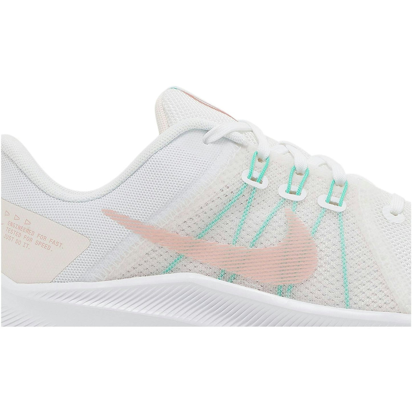 ( Women ) Nike Quest 4 'White Pink' DA1106-105