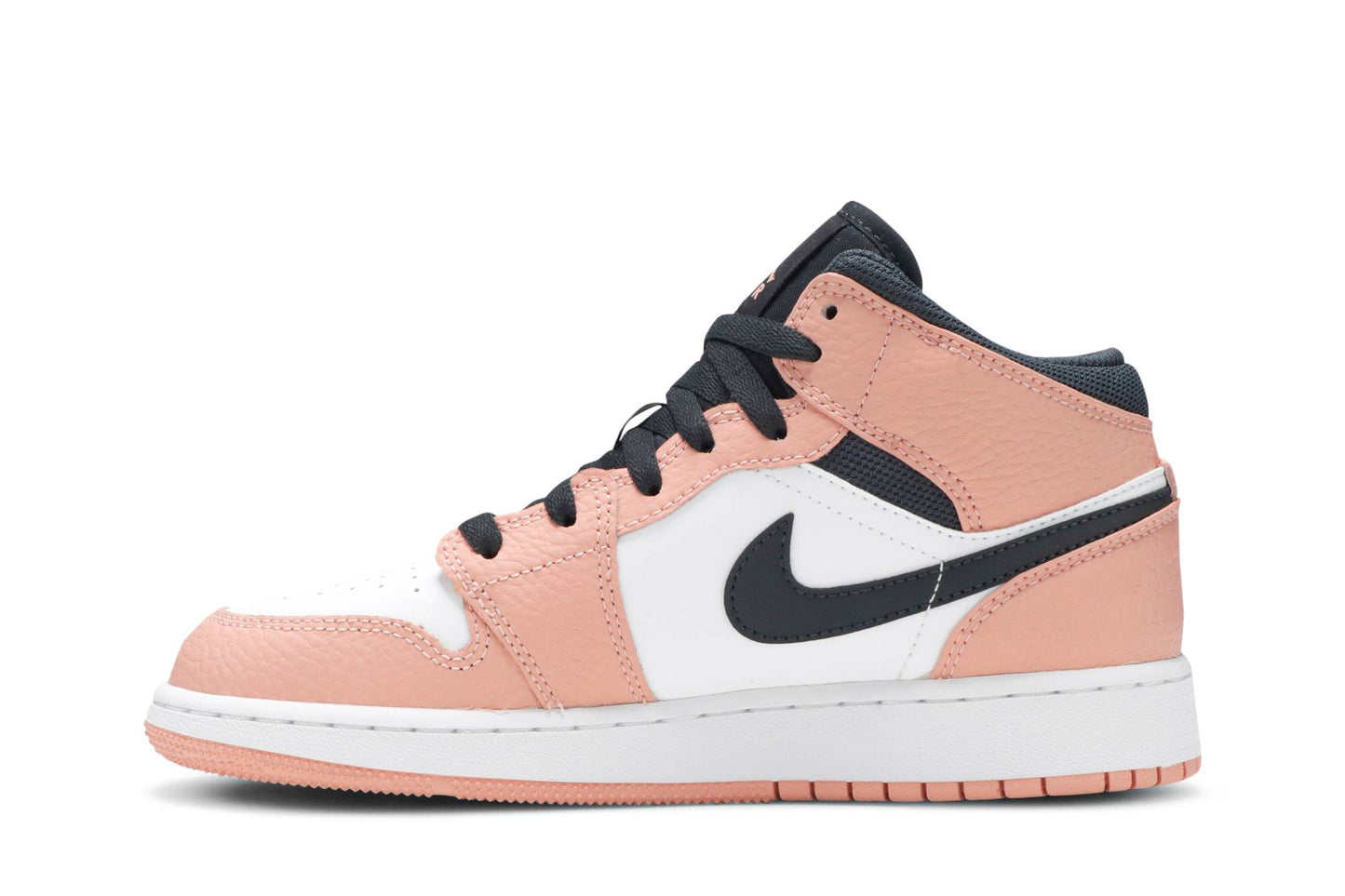 ( Grade School ) Air Jordan 1 Mid 'Pink Quartz' 555112-603