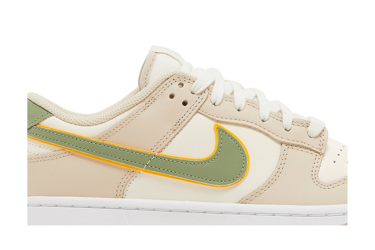 ( Women ) Nike Dunk Low Pale Ivory Oil Green FQ6869-131