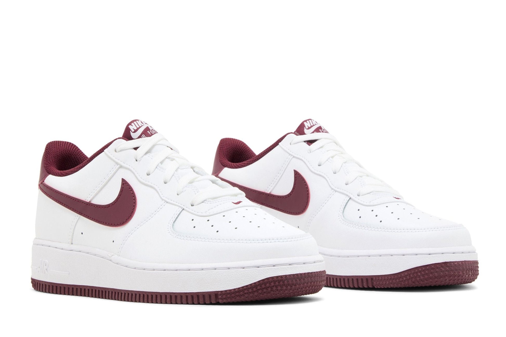 ( Youth ) Nike Air Force 1 White Team Red FV5948-105