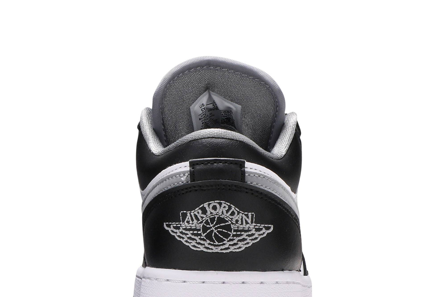 ( Grade School ) Air Jordan 1 Low Black Medium Grey 553560-040