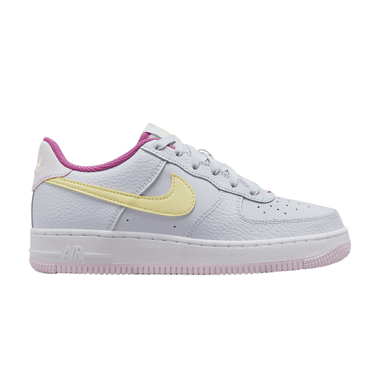 ( Grade School ) Nike Air Force 1 Grey Citron Fuchsia DV7762-001