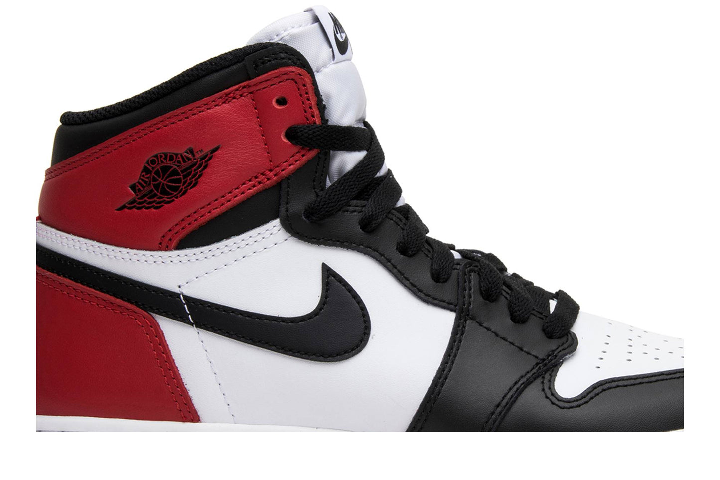 ( Grade School ) Air Jordan 1 Retro BG Black Toe 2016 575441-125