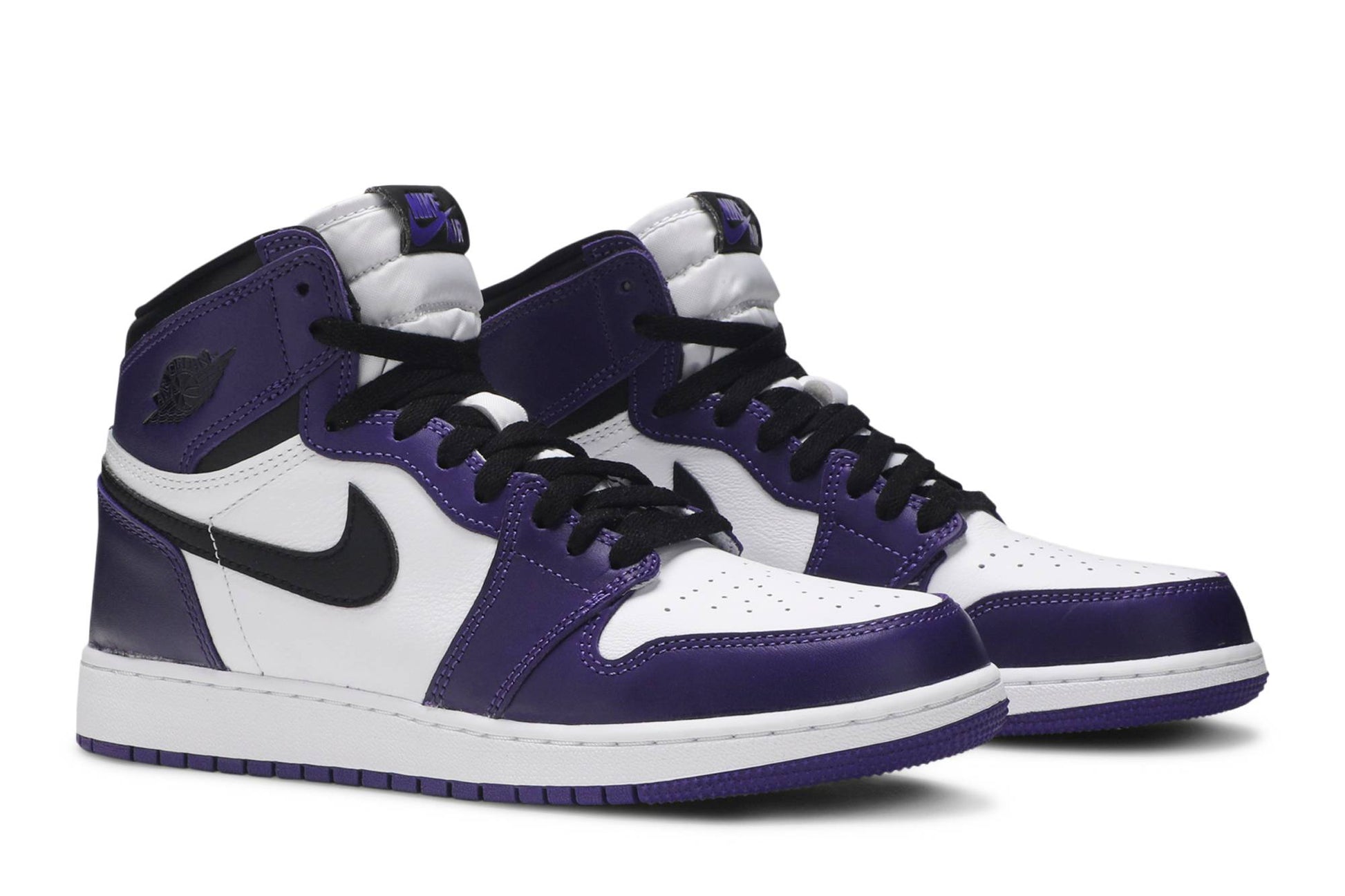 ( Grade School ) Air Jordan 1 Retro High OG 'Court Purple 2.0' 575441-500