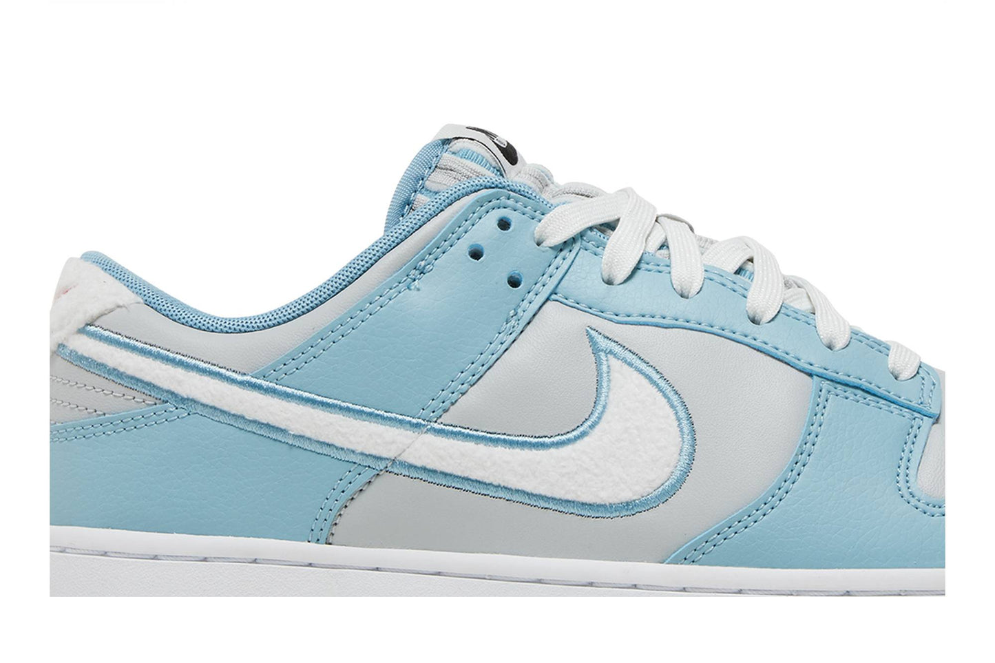 Nike Dunk Low Retro Fleece Swoosh Worn Blue FB1871-011