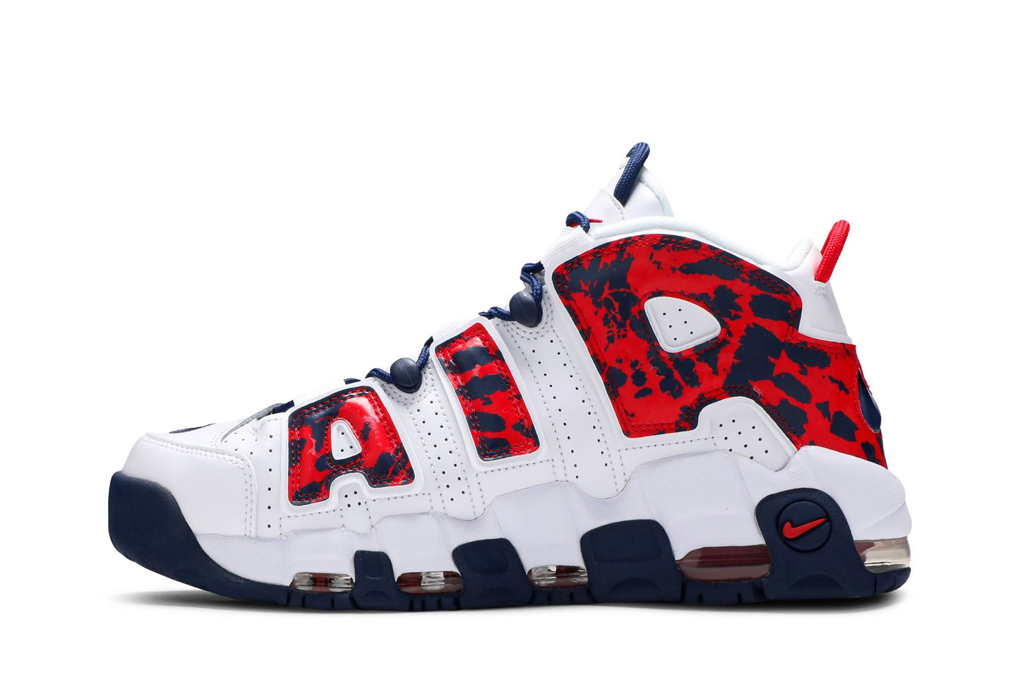 Nike Air More Uptempo Red Navy Camo CZ7877-100