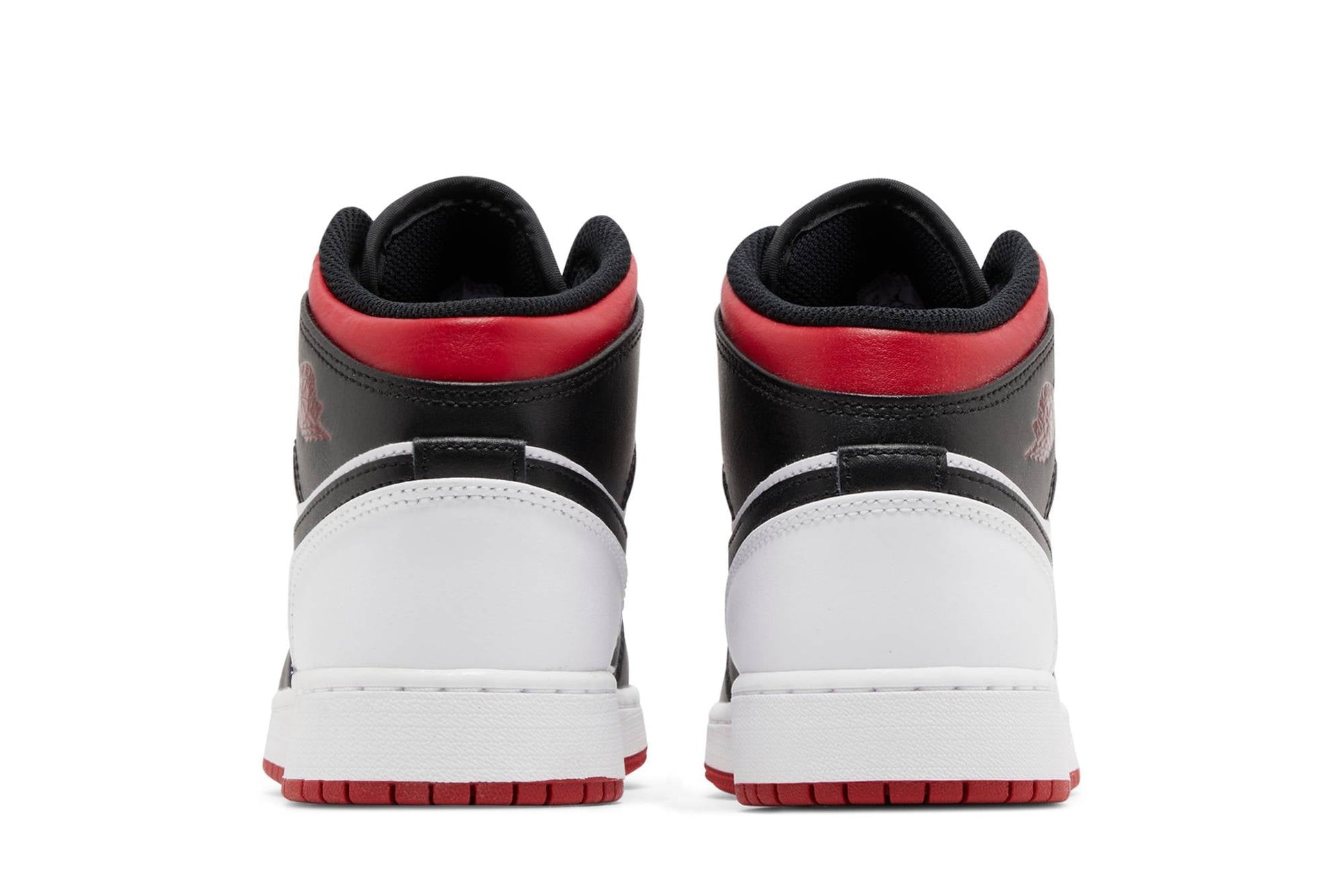 ( Grade School ) Air Jordan 1 Mid Gym Red Black Toe DQ8423-106