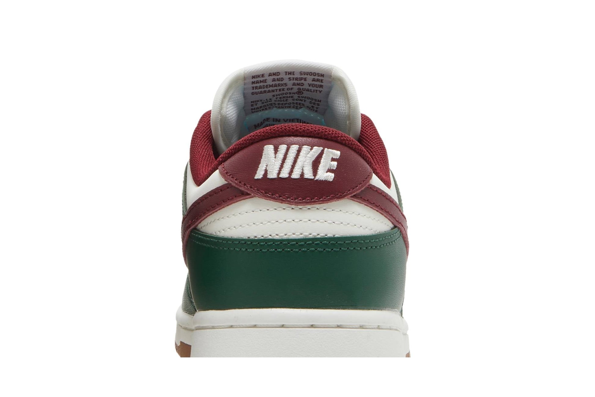 Nike Dunk Low Gorge Green Team Red FB7160-161