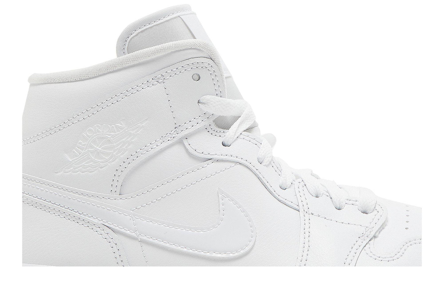 ( Women ) Air Jordan Mid Triple White 2022 DV0991-111