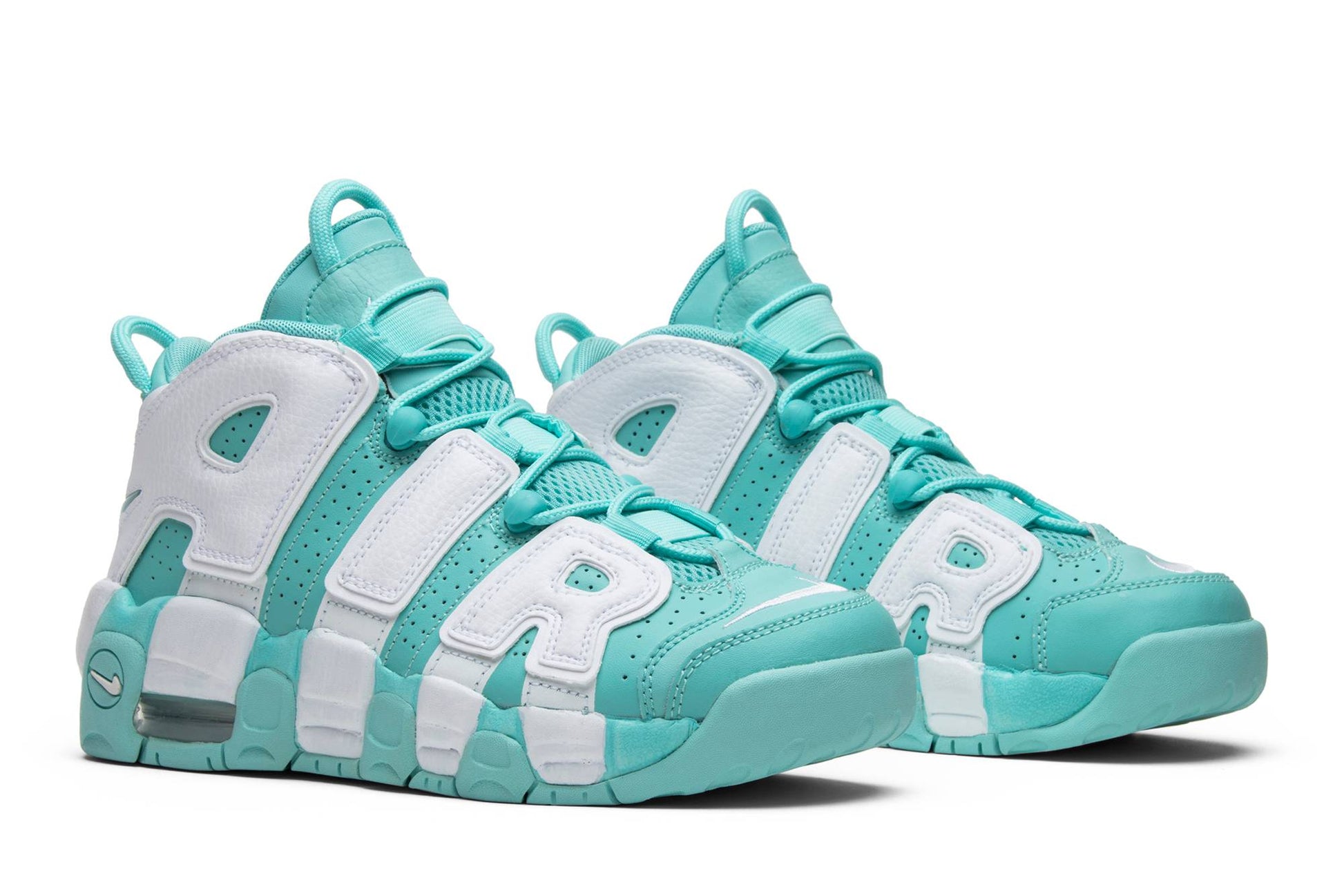 ( Youth ) Nike Air More Uptempo Island Green 415082-300