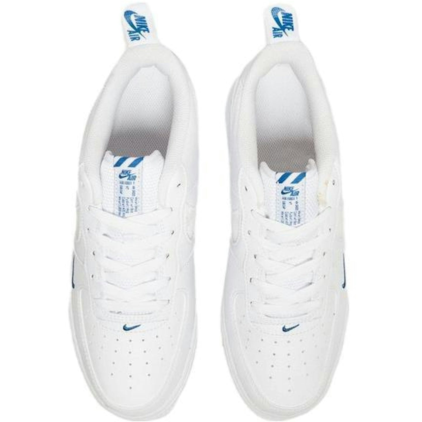 ( Youth ) Nike Air Force 1 Low LV8 White Blue FB8034-100