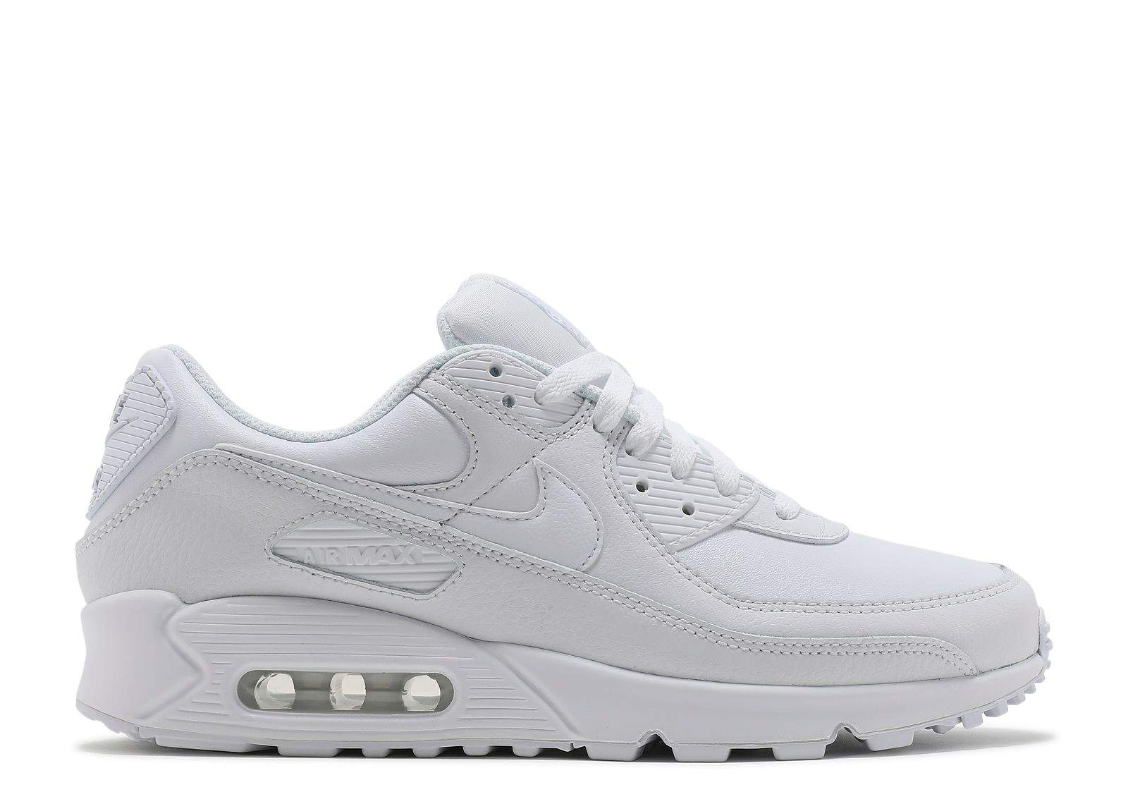 Nike Air Max 90 LTR 'Triple White' Unfading Sneaker