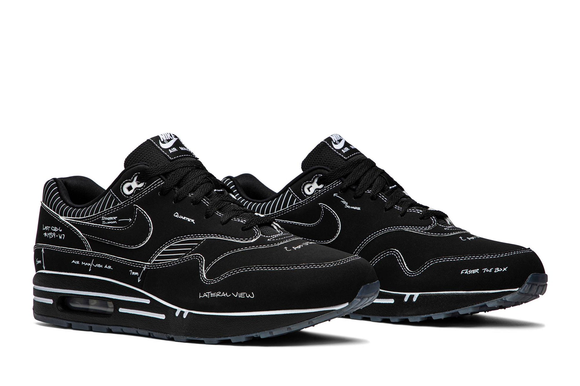 Nike Air Max 1 'Tinker Sketch To Shelf – Black Schematic' CJ4286-001