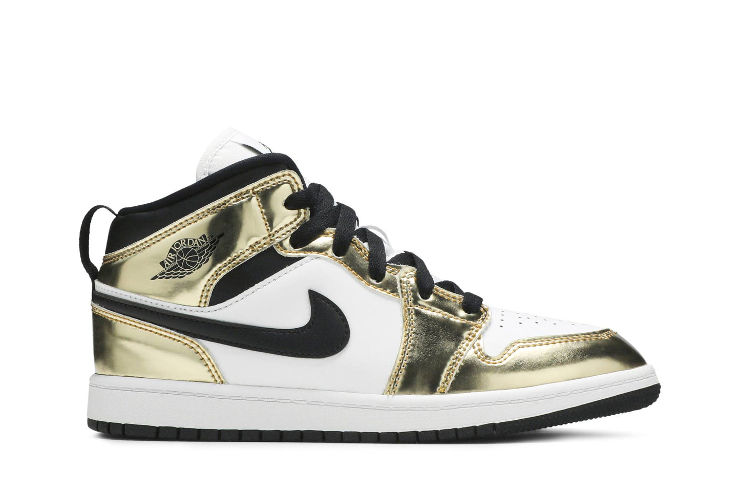 ( Grade School ) Air Jordan 1 Mid SE 'Metallic Gold' DC1420-700