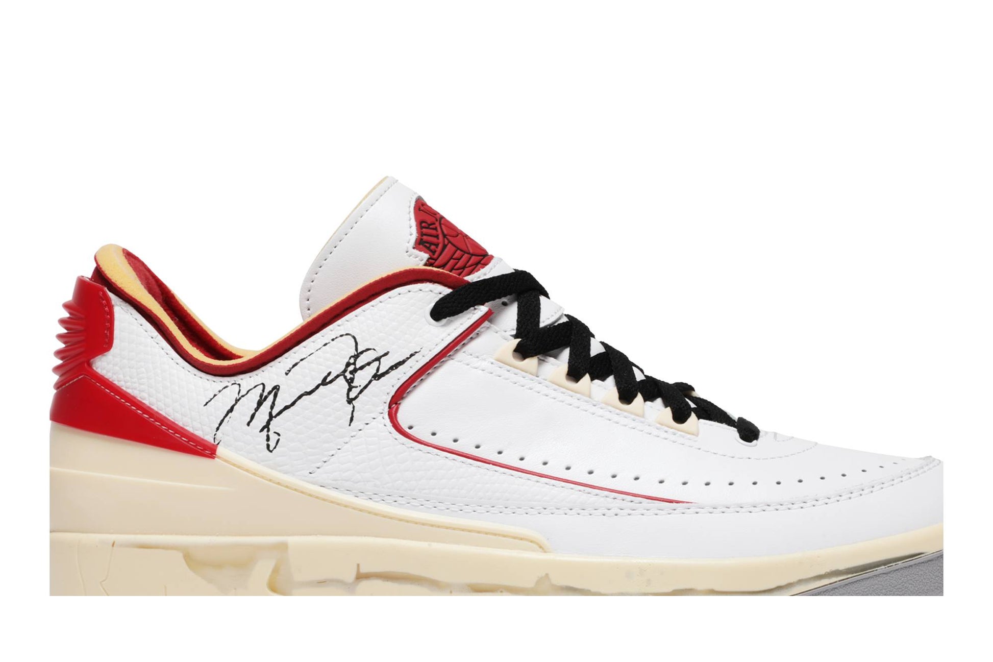 Off-White X Air Jordan 2 Retro Low SP White Red DJ4375-106
