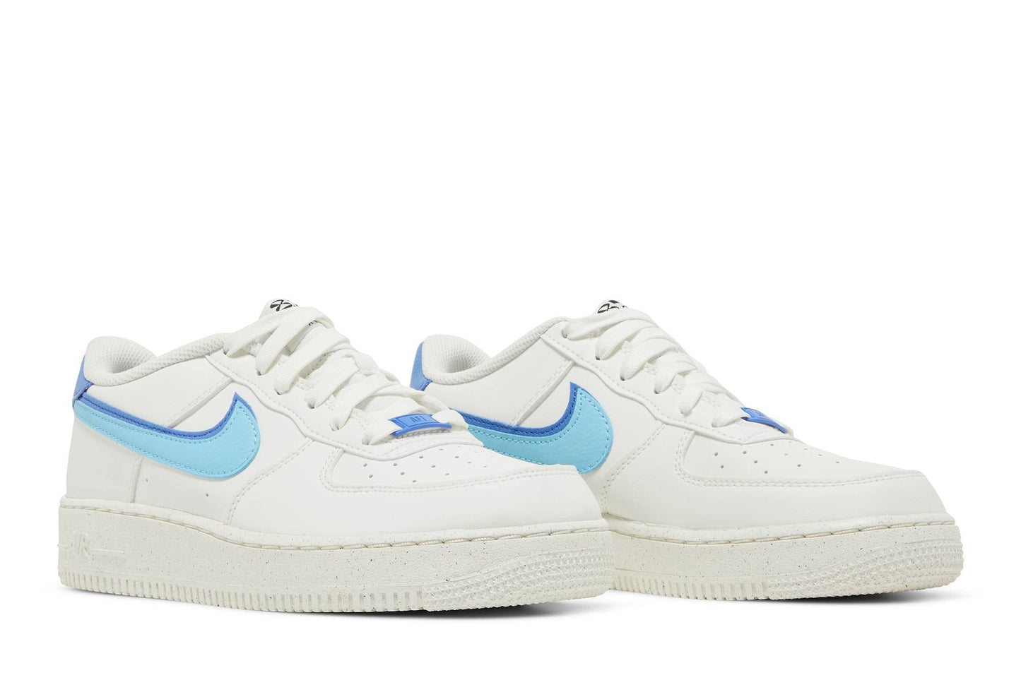 ( Grade School ) Nike Air Force 1 LV8 'Sail Medium Blue' DQ0359-100