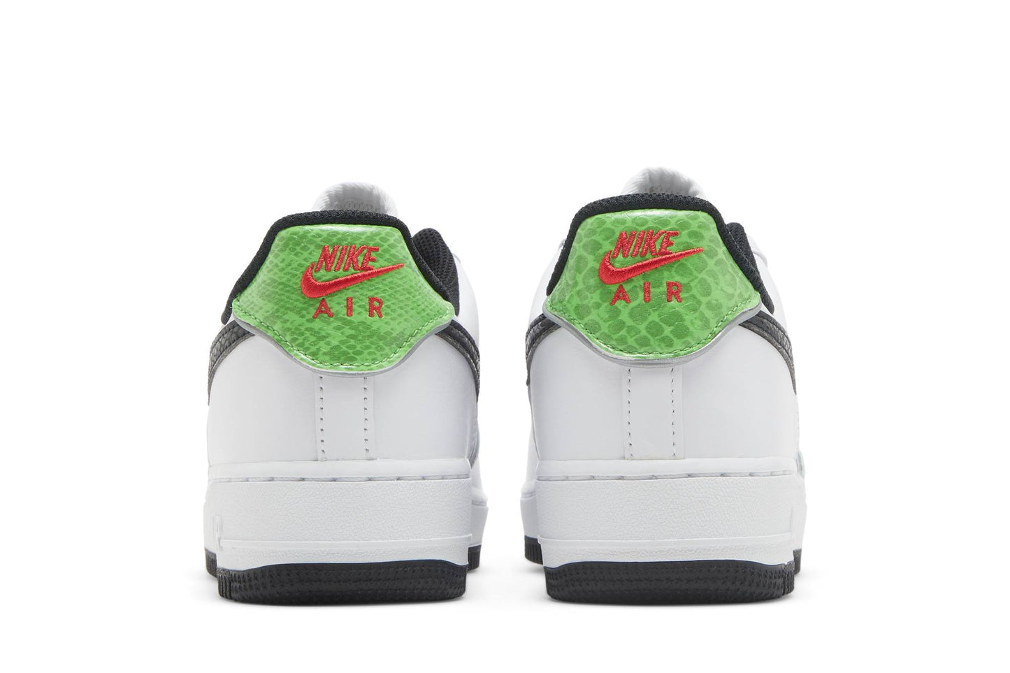 ( Women ) Nike Air Force 1 Low 07 Just Do ItSnakeskin White Black DV1492-101