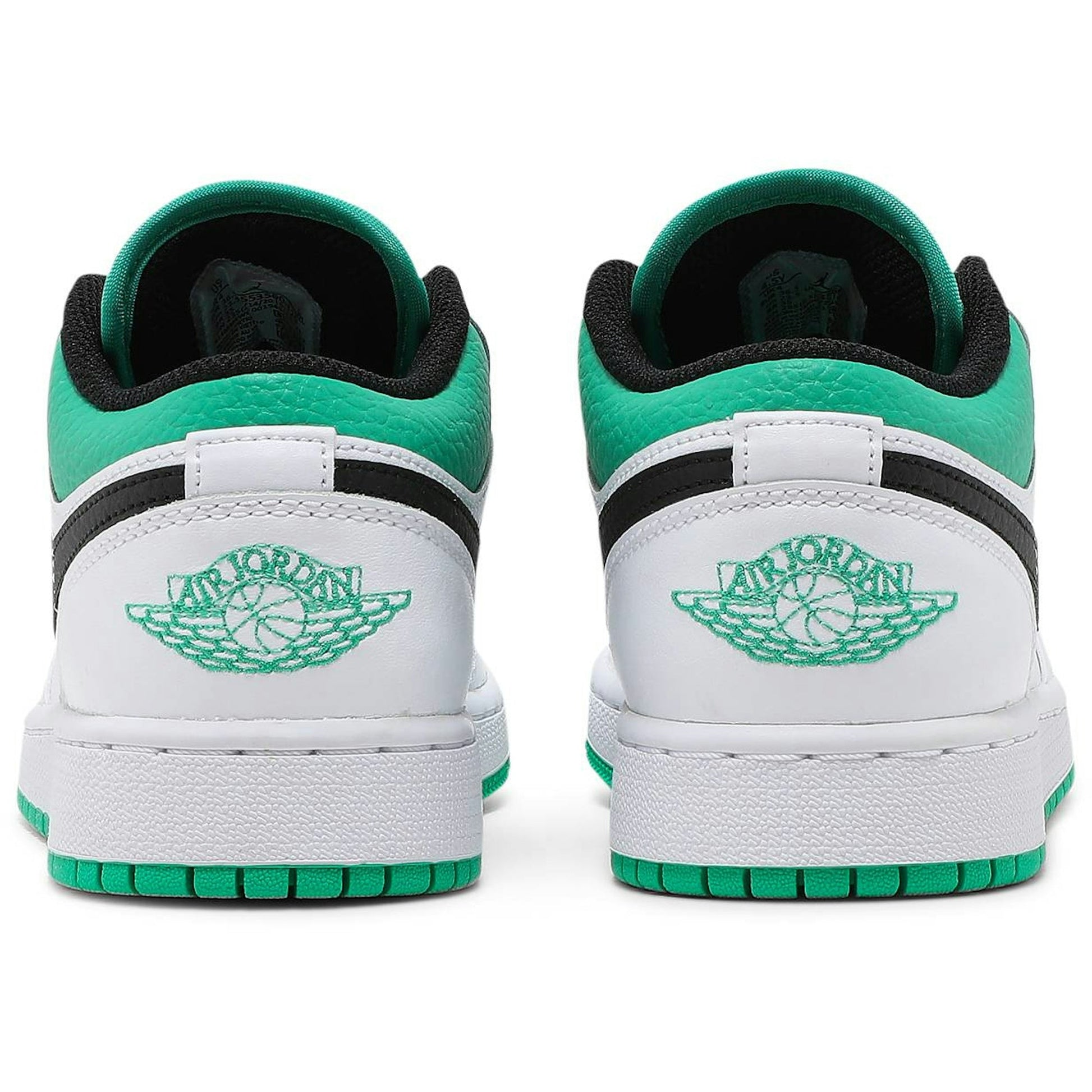 ( Grade School ) Air Jordan 1 Low 'White Lucky Green' 553560-129