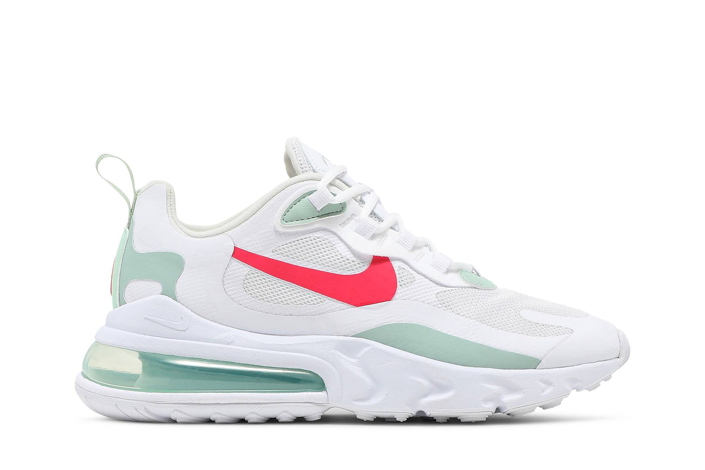 ( Women ) Nike Air Max 270 React White Pistachio Crimson CV3025-100