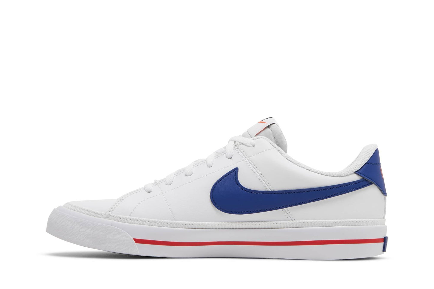 ( Youth ) Nike Court Legacy White Deep Royal Blue Red DA5380-107