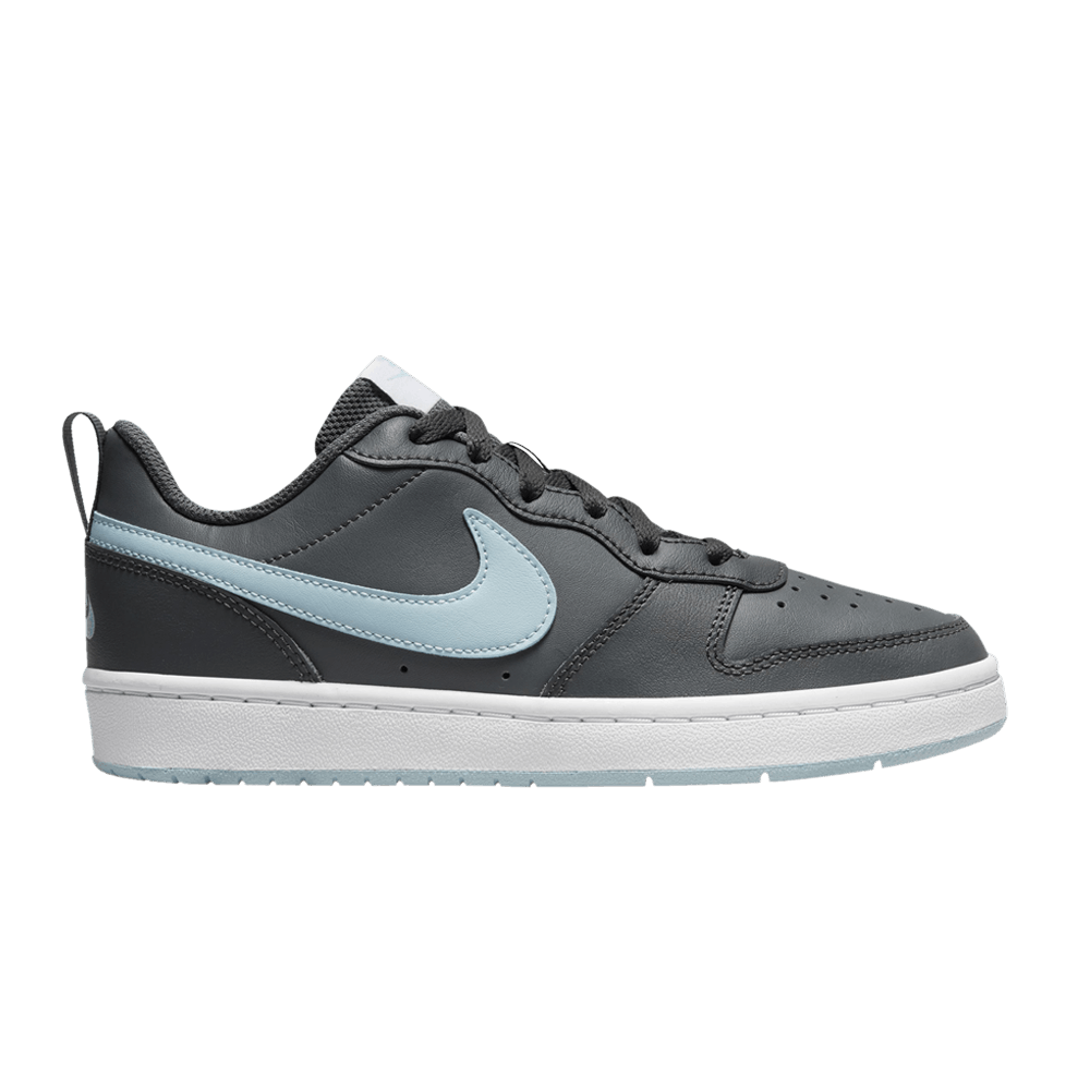 ( Grade School ) Nike Court Borough Low 2 'Iron Grey Ocean Bliss' BQ5448-018