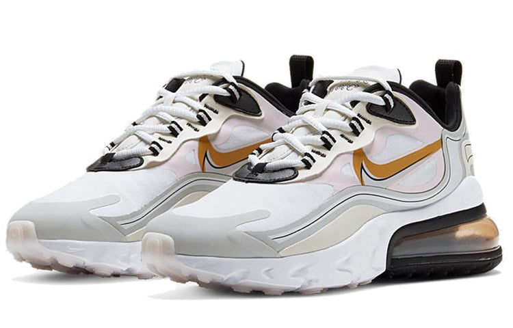 ( Women ) Nike Air Max 270 React White/Gold CK4126-001