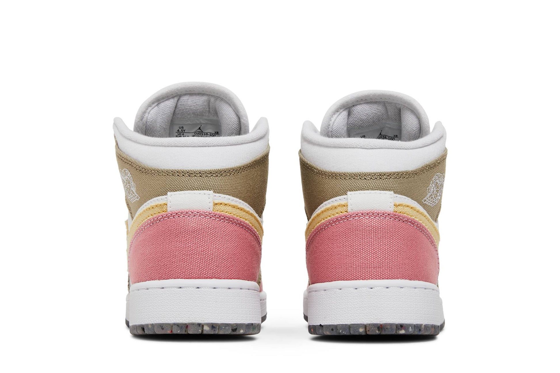 ( Grade School ) Air Jordan 1 Mid 'Pastel Grind' DJ0338-100
