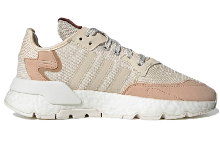 ( Women ) Adidas Originals Nite Jogger Cream Brown H01734