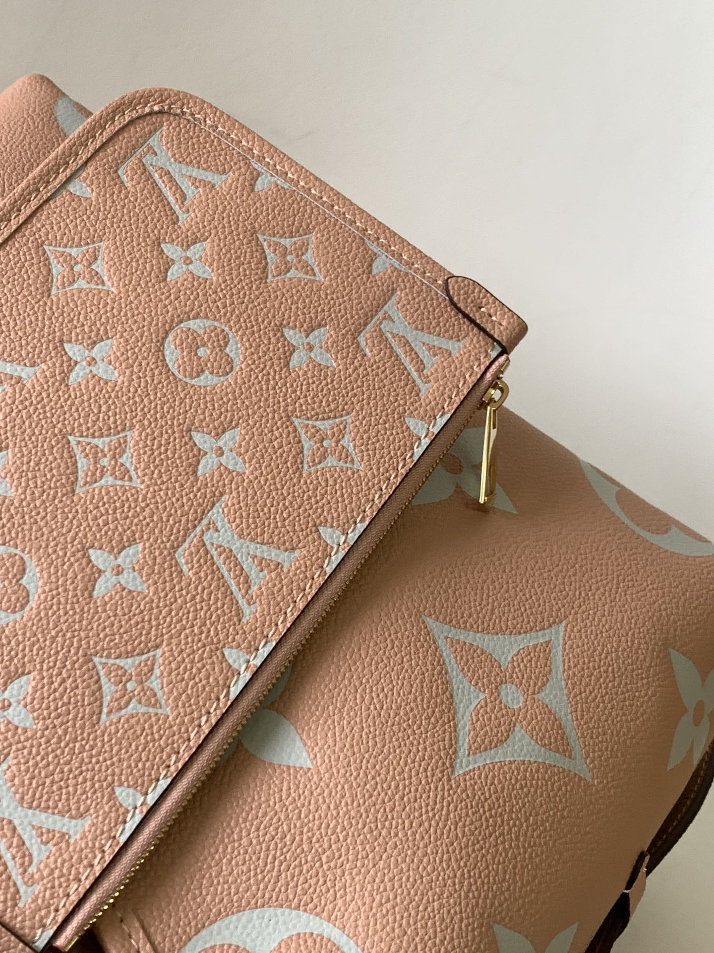 Louis Vuitton CarryAll PM Monogram Empreinte Leather Handbag - Pink