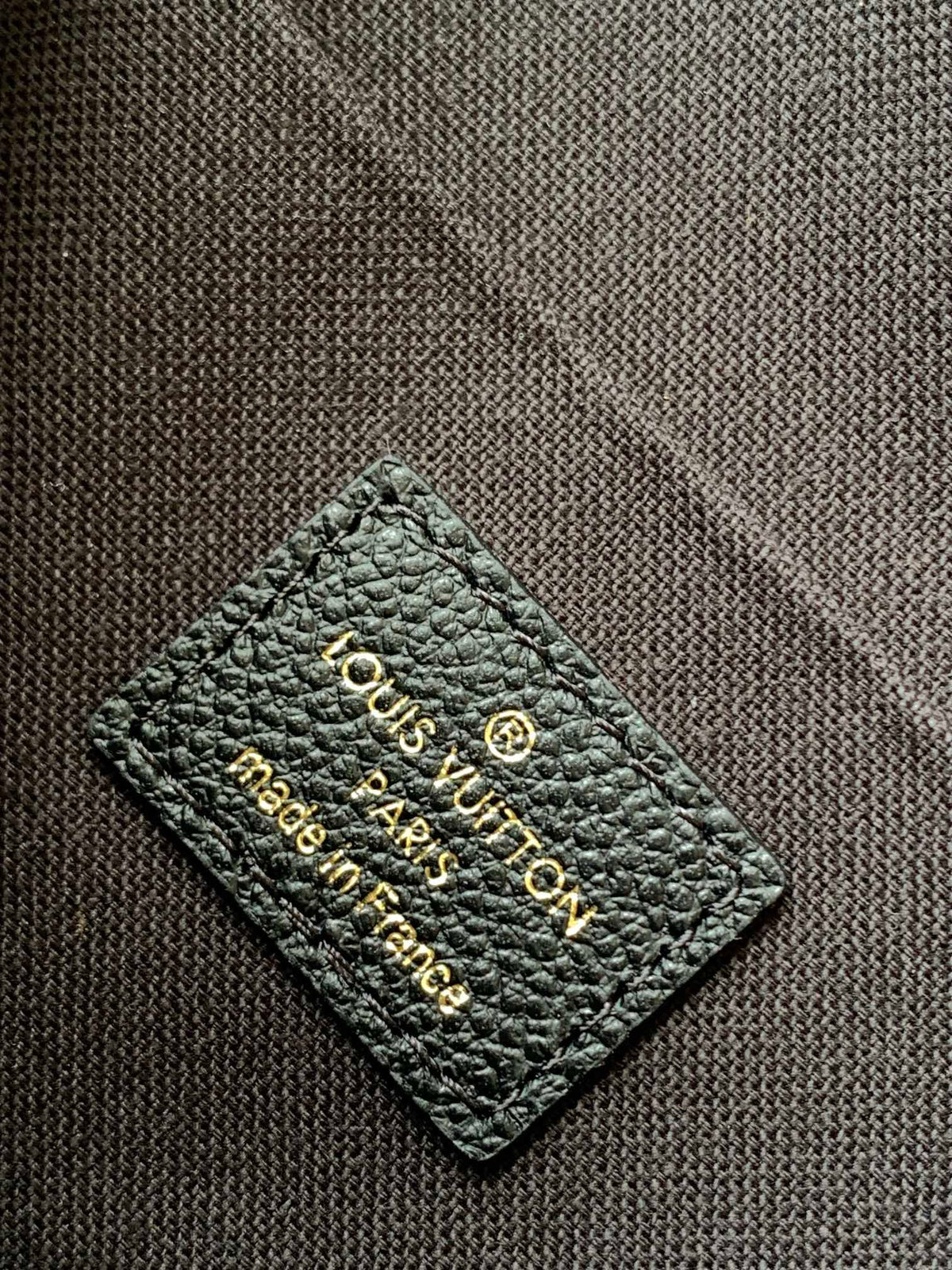 Louis Vuitton Félicie Pochette Monogram Empreinte Leather Black Gold Chain Crossbody Bag