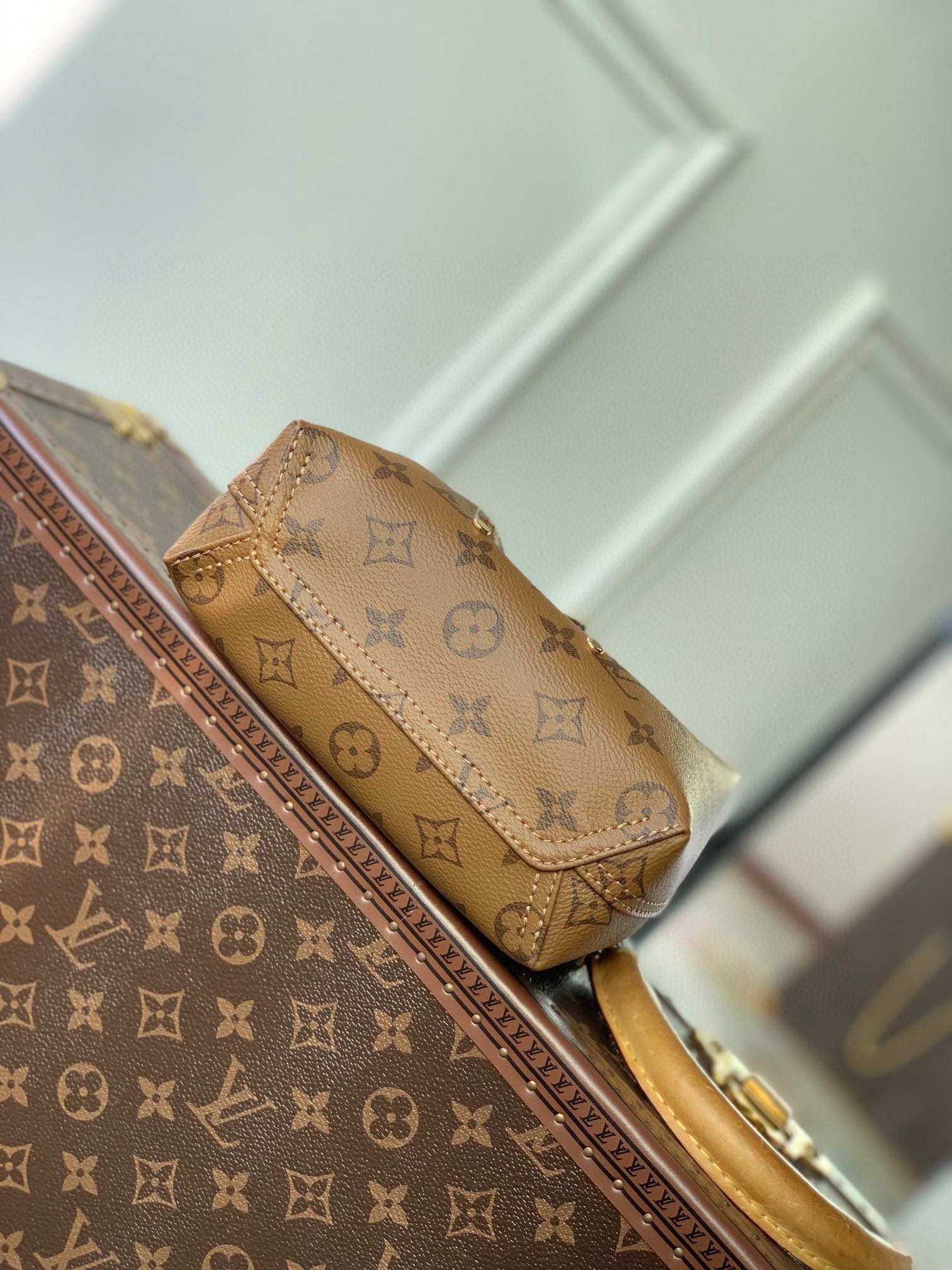 Louis Vuitton Loop Hobo Monogram Coated Canvas Bag
