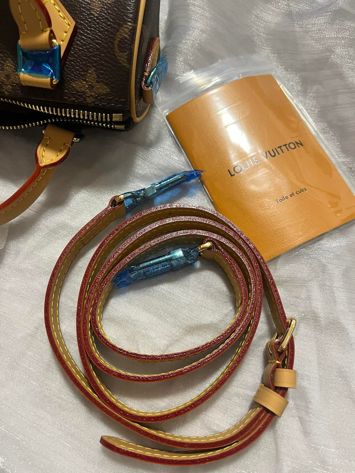 Louis Vuitton Nano Speedy Monogram Canvas Crossbody Handbag