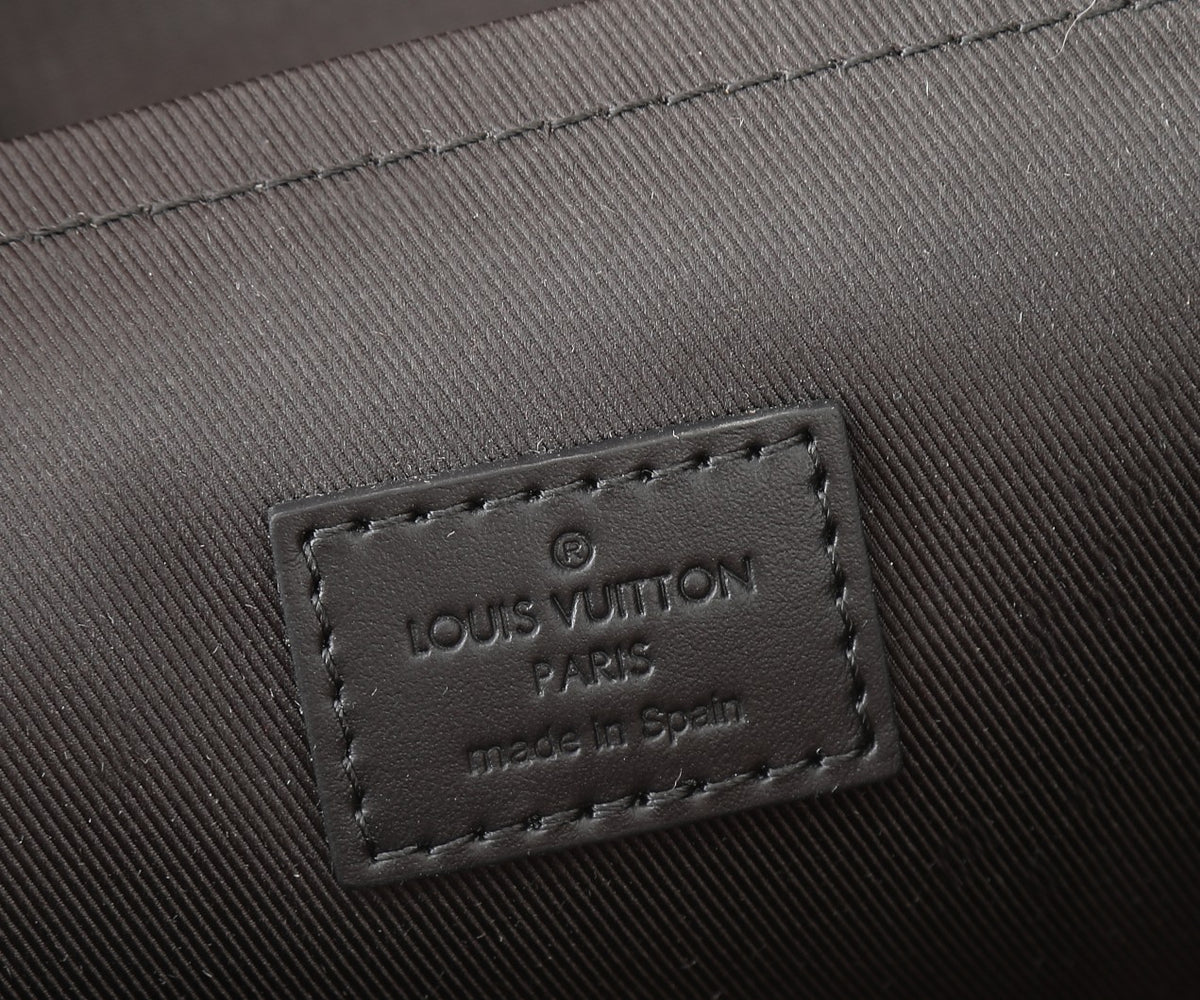 Louis Vuitton Petite Malle Souple Crossbody Bag Monogram Eclipse